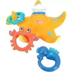 Игрушка для купания Nuby ID6270 Игрушка для ванны Starfish 18m+