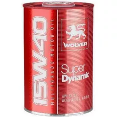 Масло Wolver 15W-40 Super Dynamic SL/CF 1L ж/б