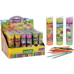 Set de creație Promstore 11858 Набор карандашей цветных 24шт, в пенале с точилкой