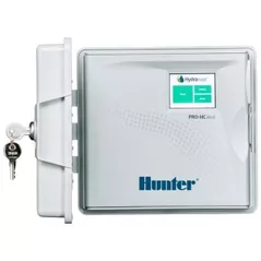 Programator pentru irigarea automată Hunter Industries PHC-1201E Controler irigatii Hydrawise PRO-HC, 22-24V, 12 zone (exterior)