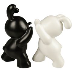 Decor Deco Iepuri Black and White