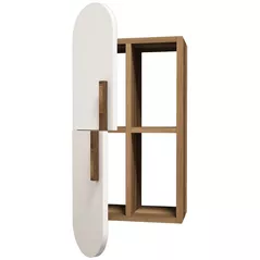 Офисный стеллаж Trendy Trandafir-Nuc, Alb 35x60x22cm (GTR005378)