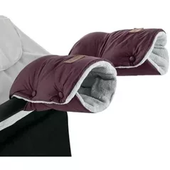 Accesorii pentru cărucior Petite&Mars 532685 Manusi pentru carucior Jasie Mysterious Plum