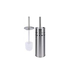Ёршик для унитаза MSV 47799 Perie WC cu suport Cilindru, maro, din inox