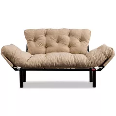 Canapea Trendy Nitta Crema, 70x85x155cm