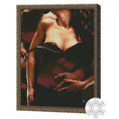 Картина по номерам Art Gallery QB201808 Mozaic cu diamante patrate 40x50cm Seara inflacarata