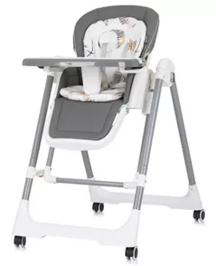 Scaun de masă Chipolino STHMS02401AS Milk Shake Ash Grey 2in1