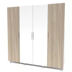 Шкаф Smartex N9 200cm Белый/Дуб Светлый