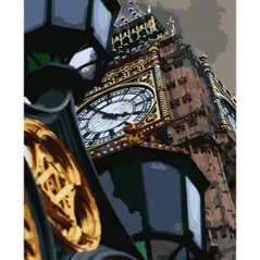 Картина по номерам Strateg R 9 / 2 (HH051)(40471) Big Ben, 40x50 cm