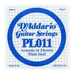 Струна для музыкального инструмента D’Addario PL011 mi chitara acustica