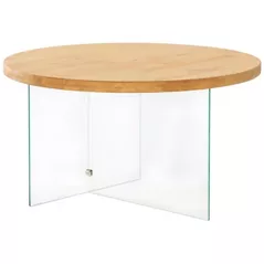 Журнальный столик Trendy Serenity, Transparent, Stejar