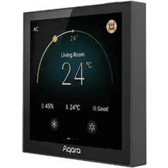 Termostat de cameră Aqara Intelligent Thermostat W400 Apple HomeKit, черный (ZNWKQ14LM)