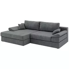 Диван Sofyno ATLAS canapea de colț extensibilă L (Silk Rosa 14 Gri)