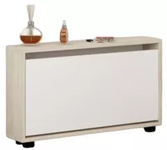 Полка для обуви Mobildor-Lux Leo Slim 50x16x47H cm Sonoma/White