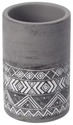 Стакан для зубных щёток Bisk 08395 Suport periute de dinti LOMO gri