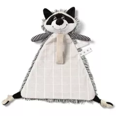 Suzetă BabyOno 0747 Jucarie cu pandantiv pu suzeta RACCON