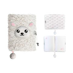 Carnet St.RIGHT 57901 Agenda cu lacat, A5, 96foi, 3D My Little Friend Sheep, coperta plus