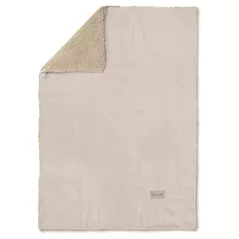 Set de perne si plapume Albero Mio CC2 Beige 100x80cm (patura din velur)