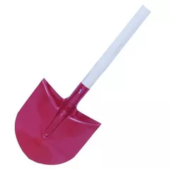 Lopată Unitehna Hirlet cu coada din lemn (Rosu) (01230)