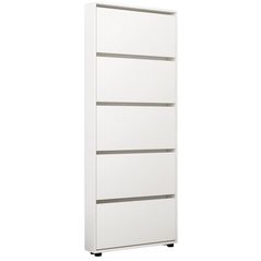 Полка для обуви Mobildor-Lux Leo Slim 100x16x203H cm White