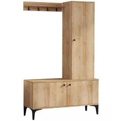 Mobilă pentru antreu Trendy Lex, StejarNegru, 110x175x40cm (GTR005938)