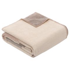 Textile de casă s.Oliver 0568/380 Jacquard Decke Beige/grey