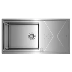 Мойка кухонная Teka BROOKLYN 60 M-XP 1B1D PLUS