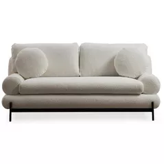Диван Trendy Livorno Alb (2 locuri)