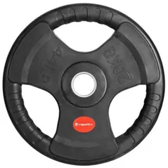 Ganteră inSPORTline 9580 Disc olimpic cauciucat Graton OL 20kg, 50mm, IN31253