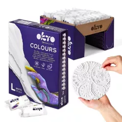 Набор для творчества Okto 10017 Plastilină ușoară Colours, Alb, mărimea L