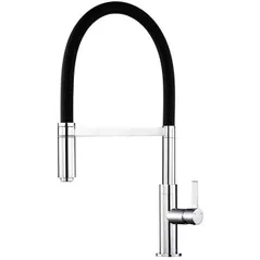 Bateria bucătărie Helika-AquaSanita 7003-001 COLOS Chrome+black silicone hose