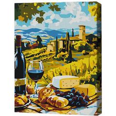 Картина по номерам BrushMe RMG0014FC 30x40сm (fără cutie) Gustul Toscanei