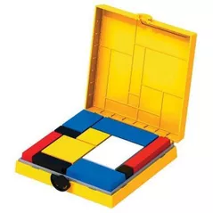 Puzzle Eureka 473554 Ah!Ha Mondrian Blocks -Yellow Edition