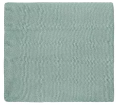 Lenjerie de pat pentru copii Jollein 516-522-65219 Paturica Basic Knit Forest Green, 100x150cm
