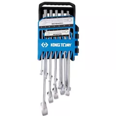 Ключ гаечный King Tony 12D12MRS ключи комбинированные облегченные 8~22мм. 12 пр. (в органайзере)