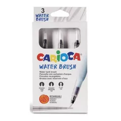 Set de creație Carioca 43170 Pensule cu rezervor pt apa 3buc