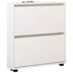 Raft pentru încălțăminte Mobildor-Lux Leo Slim 60x16x86H cm White