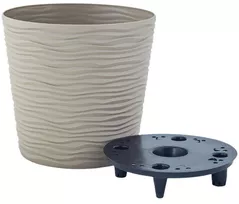 Ghiveci pentru flori Aleana 115090 cu insertie Fiujin d30x28.5 cm, cacao