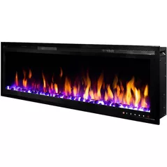 Șemineu electric ArtFlame Schubert 50, 433x1270x142 mm, Negru