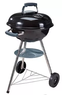 Мангал BBQ 50786 Gratar rotund cu picioare D47cm, H83cm, cu plasa si raft