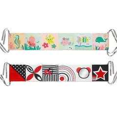 Jucărie cu pandantiv BabyOno 1563 Carte tactila fata-verso UNDER THE SEA