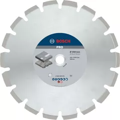 Disc de tăiere Bosch 2608603641 Disc diamantat Best for Asphalt 350x20x25.4mm