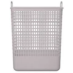 Корзина для белья Бытпласт 57620 Econova Kobo 35 л, 38x26.2x50 см, светло-бежевый