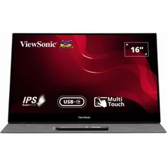 Monitor Viewsonic TD1655 Portable Touch Monitor Black