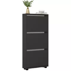 Полка для обуви Mobildor-Lux Leo Slim 80x16x125H cm Anthracite