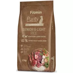 Hrană pentru animale de companie Fitmin Dog Purity Rice Senior&Light Venison&Lamb 2 kg