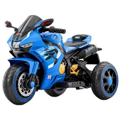 Mașină electrică pentru copii Richi (78186) Motocicleta albastra pe acumulator pentru copii (516)