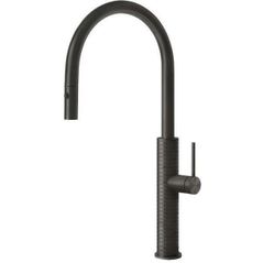 Смеситель кухонный Gessi 60024-707 Gessi 316 Black Metal Brushed PVD