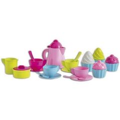 Bucătărie și veselă de jucărie Androni 2132-0000 Набор CUP CAKE COFFEE SET в ведерке