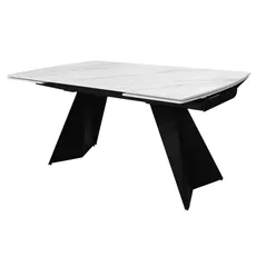 Стол Deco Valdo 160/240x90 White (Gilt matt)
